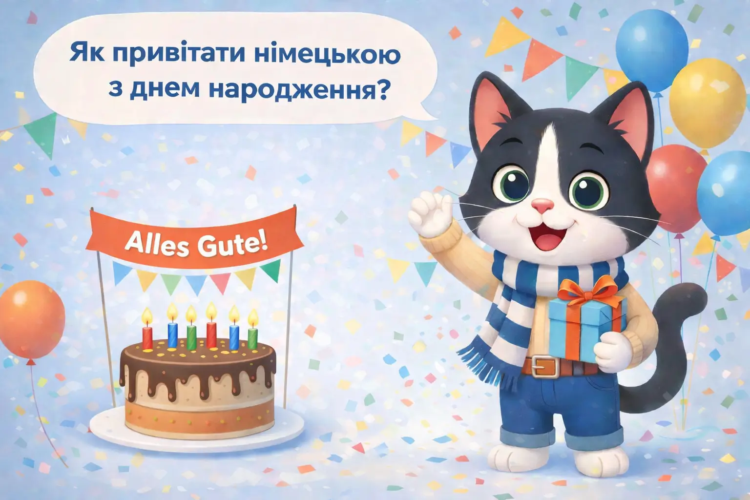 Як привітати німецькою з Днем народження?